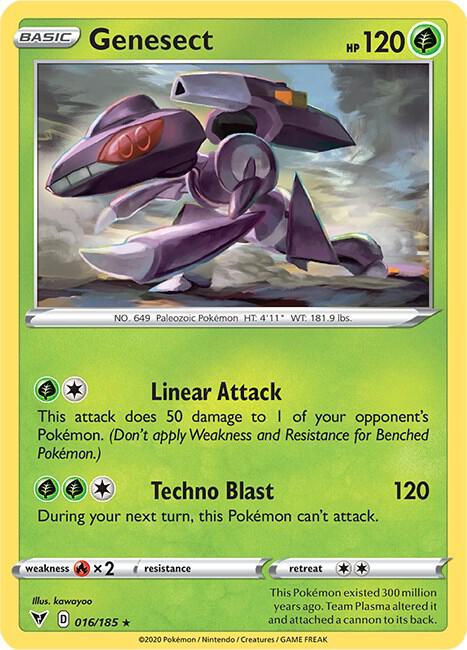 Genesect Pokemon card from SWSH04: Vivid