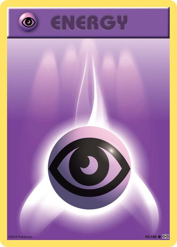 Psychic Energy Pokemon card from XY - Evolutions