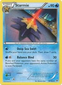 Starmie Pokemon card from XY - BREAKthrough