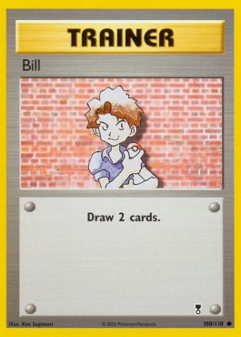 Bill Pokemon card from Legendary Collection
