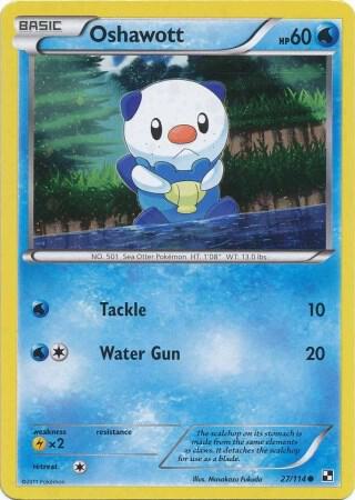 Oshawott Pokemon card from Alternate Art Promos