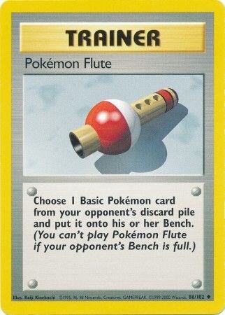 Pokemon Flute Pokemon card from Base Set