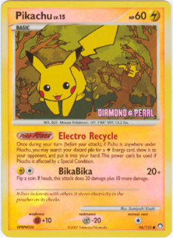 Pikachu Lv.15 (BKPR MT 94) Burger King DP Promos 2008