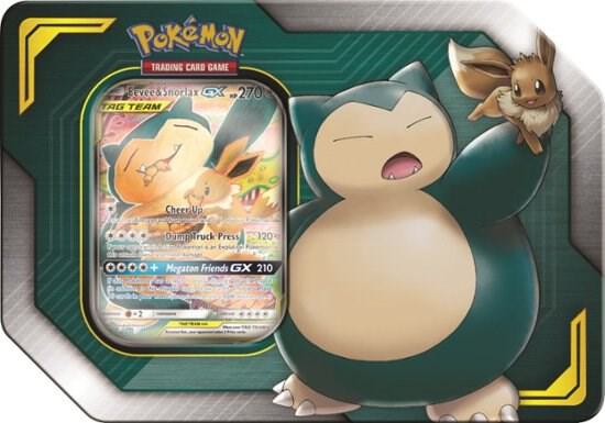 TAG TEAM Tin [Eevee & Snorlax GX] Pokemon card from SM - Team Up