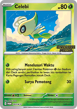 Celebi (M-P/ID 003) M-P Indonesian Promos (Holo)