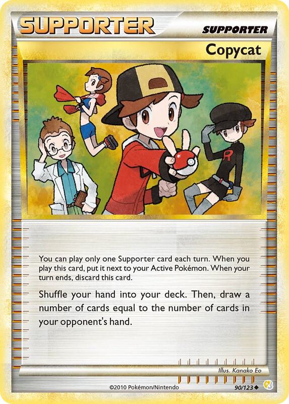 Copycat Pokemon card from HeartGold SoulSilver