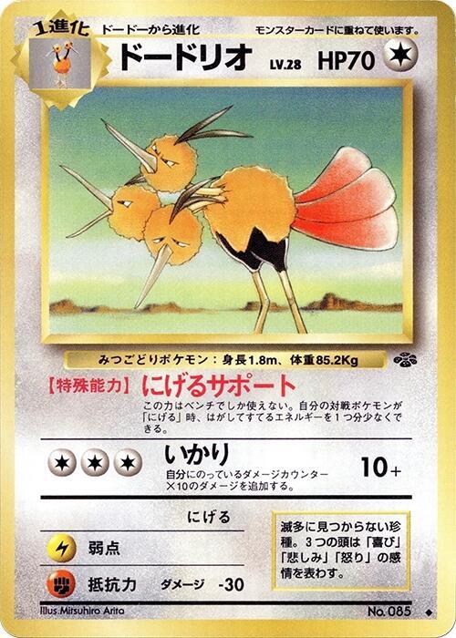 Dodrio (Japanese) Pokemon card from Pokemon Jungle