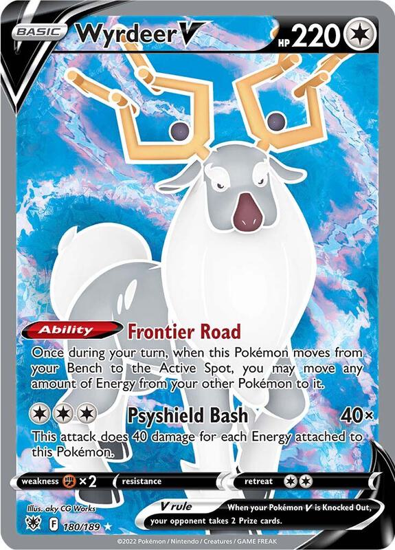 Wyrdeer V (Full Art) Pokemon card from SWSH10: Astral Radiance