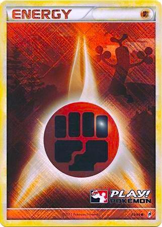 Fighting Energy Pokemon card from League & Championship Cards