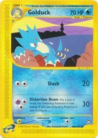 Golduck (50b) Pokemon card from Aquapolis