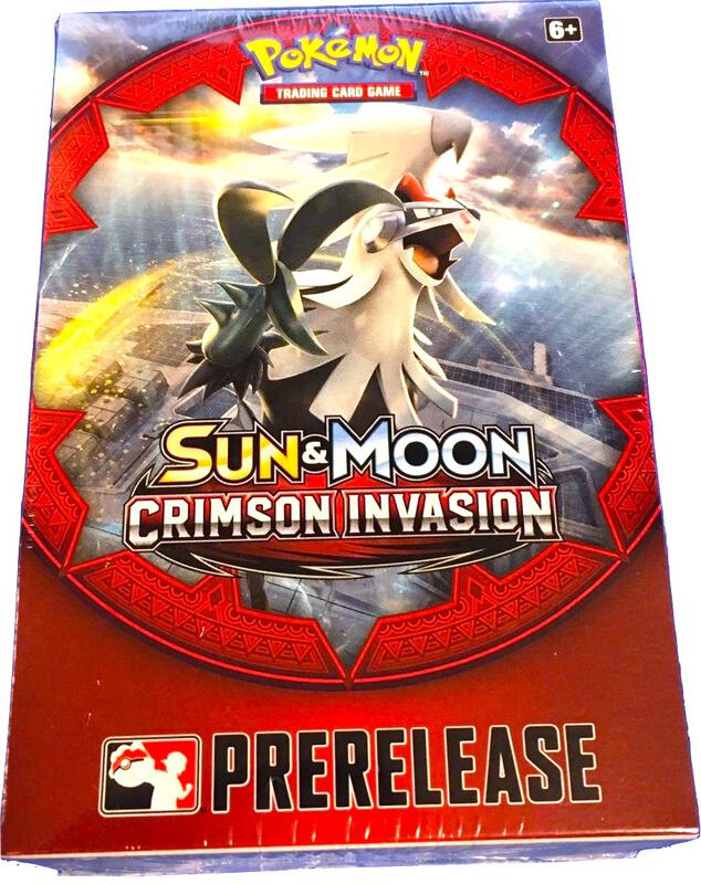 Crimson Invasion Prerelease Kit Pokemon card from SM - Crimson Invasion