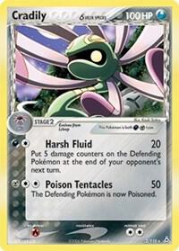 Cradily (Delta Species) Pokemon card from Holon Phantoms