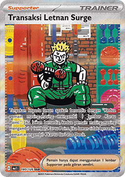 Lt. Surge's Bargain Pokemon card from Mega Evolution IDTH