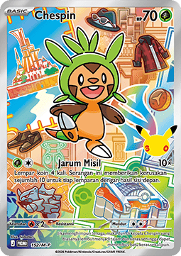 Chespin (M-P/ID 152) M-P Indonesian Promos ID