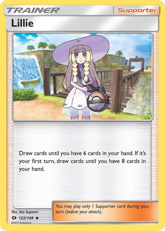 Lillie Pokemon card from SM Base Set