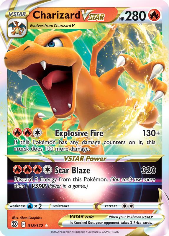 Charizard VSTAR Pokemon card from SWSH09: Brilliant Stars