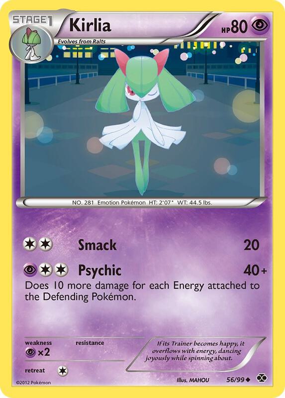 Kirlia Pokemon card from Next Destinies