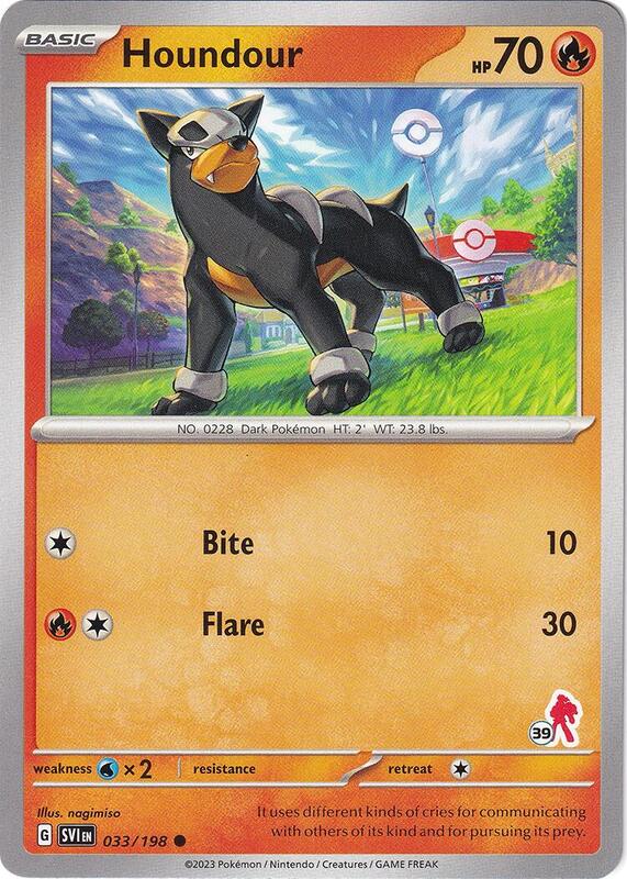 Houndour - Armarouge 39 Pokemon card from Battle Academy 2024