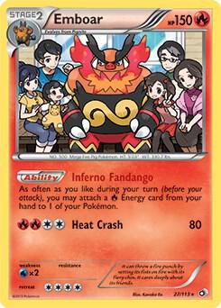 Emboar Pokemon card from Deck Exclusives