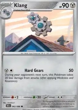 Klang Pokemon card from Black Bolt