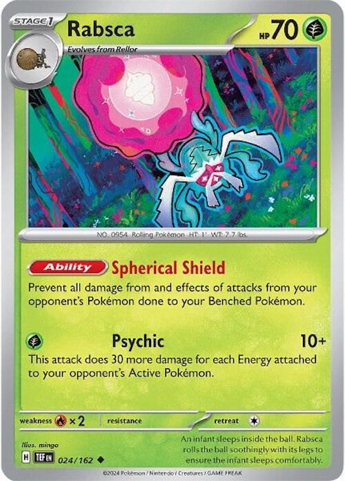 Rabsca Pokemon card from SV05: Temporal Forces