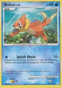 Buizel Pokemon card from DP Trainer Kit: Manaphy & Lucario