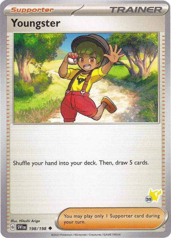 Youngster - Pikachu 59 Pokemon card from Battle Academy 2024