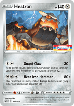Heatran (S-P/ID 293) Sword & Shield Indonesian Promos ID