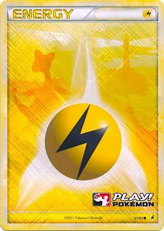 Lightning Energy Pokemon card from League & Championship Cards