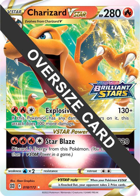 Charizard VSTAR Pokemon card from Jumbo Cards