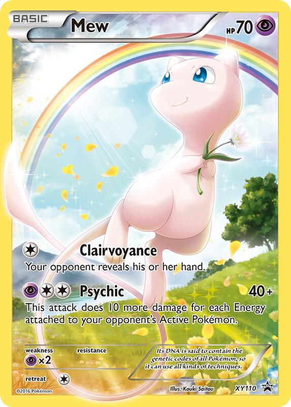 Mew - XY110 Pokemon card from XY Promos
