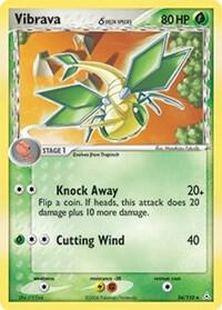 Vibrava (Delta Species) Pokemon card from Holon Phantoms