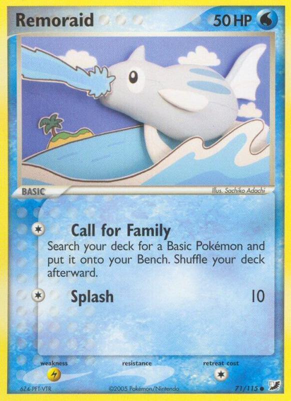 Remoraid Pokemon card from Unseen Forces