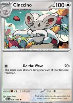 Cinccino Pokemon card from Black Bolt