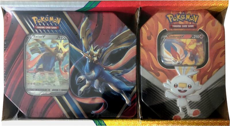 Legends of Galar Tin + Galar Partners Tin 2-pack [Zacian V/Cinderace V] (Retail Exclusive) Pokemon card from SWSH01: Sword & Shield Base Set