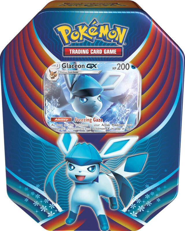 Evolution Celebration Tin [Glaceon GX] Pokemon card from SM - Celestial Storm