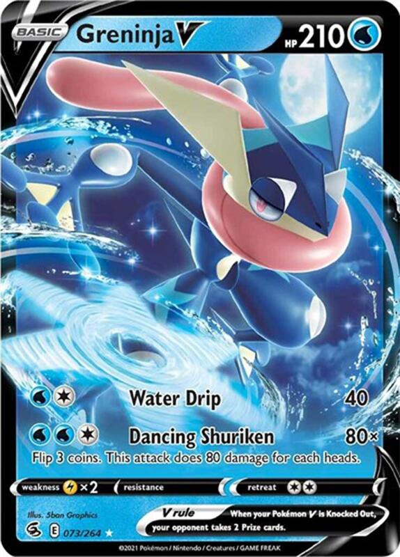 Greninja V Pokemon card from Deck Exclusives