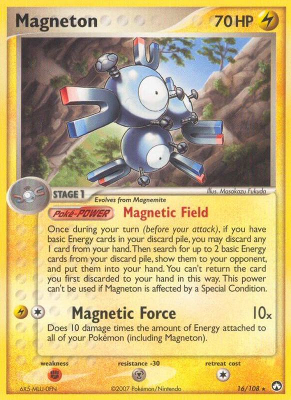 Magneton Pokemon card from Power Keepers