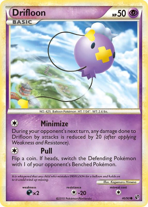 Drifloon Pokemon card from Undaunted