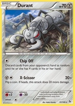 Durant Pokemon card from Flashfire