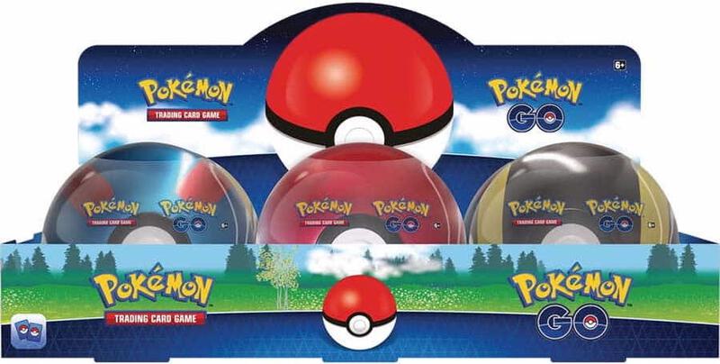 Pokemon GO Poke Ball Tin Display Pokemon card from Pokemon GO