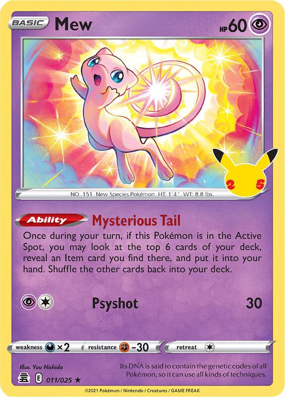 Celebrations Pokemon card from Celebrations