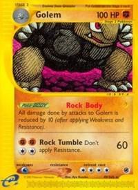 Golem (49) Pokemon card from Expedition