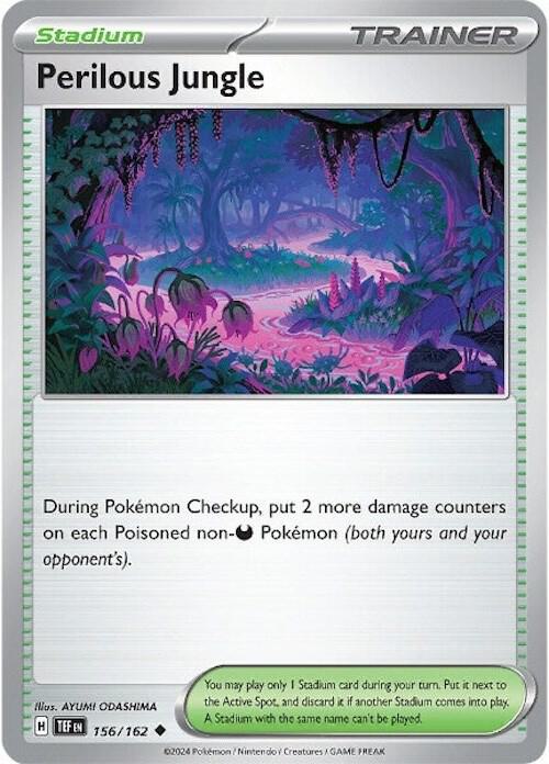 Perilous Jungle Pokemon card from SV05: Temporal Forces