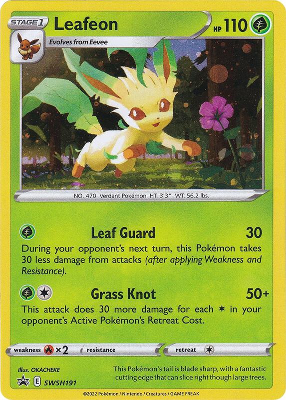 Leafeon - SWSH191 Pokemon card from SWSH: Sword & Shield Promo Cards