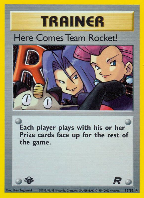 Here Comes Team Rocket! (15) Pokemon card from Team Rocket