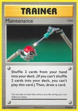 Maintenance Pokemon card from Evolutions