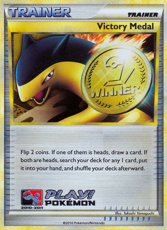 Victory Medal - 2010-2011 (Battle Road Spring) Pokemon card from League & Championship Cards