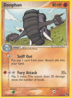 Donphan Pokemon card from POP Series 3