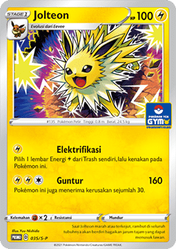 Jolteon (S-P/ID 035) Sword & Shield Indonesian Promos